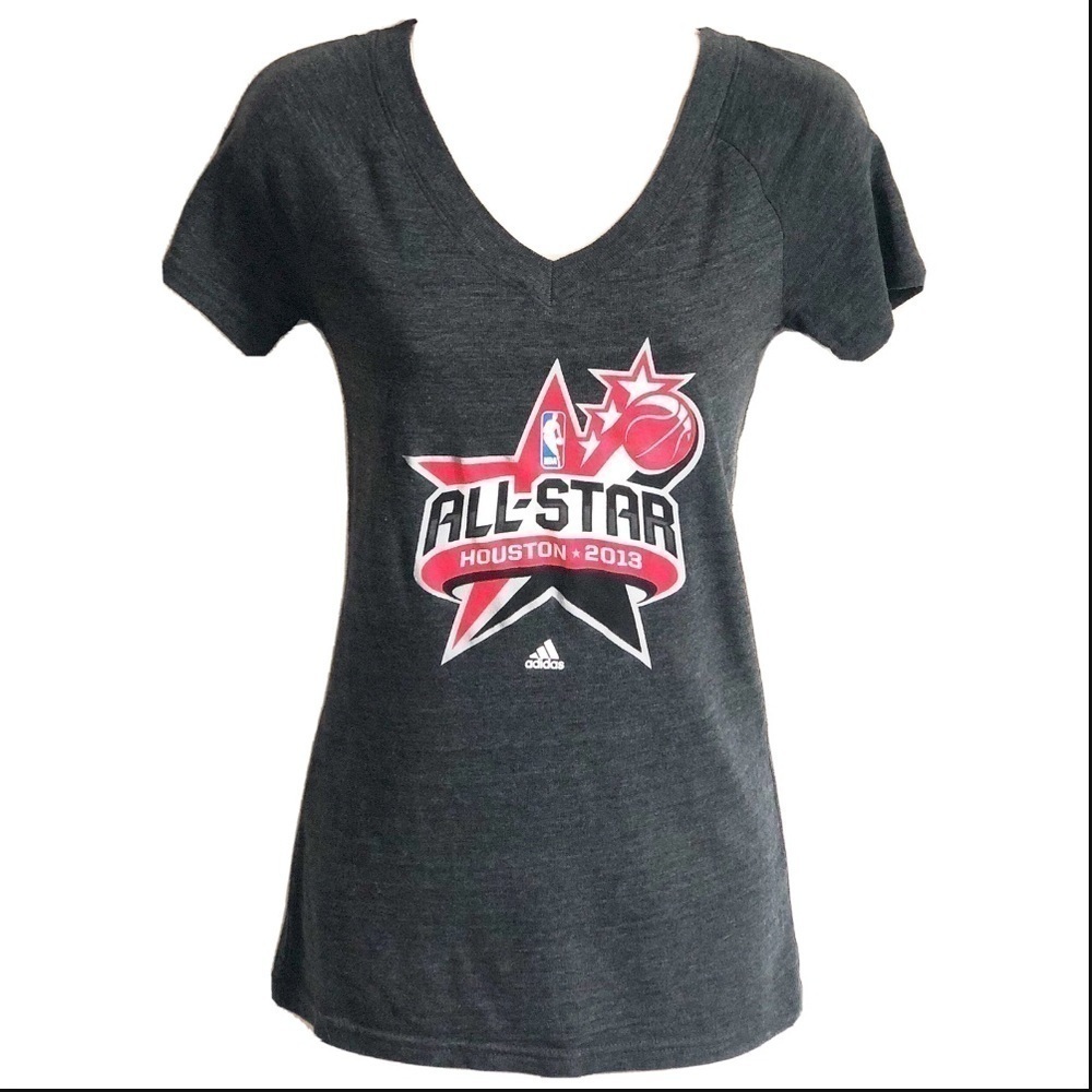 Adidas NBA All Star Game Houston v neck shirt